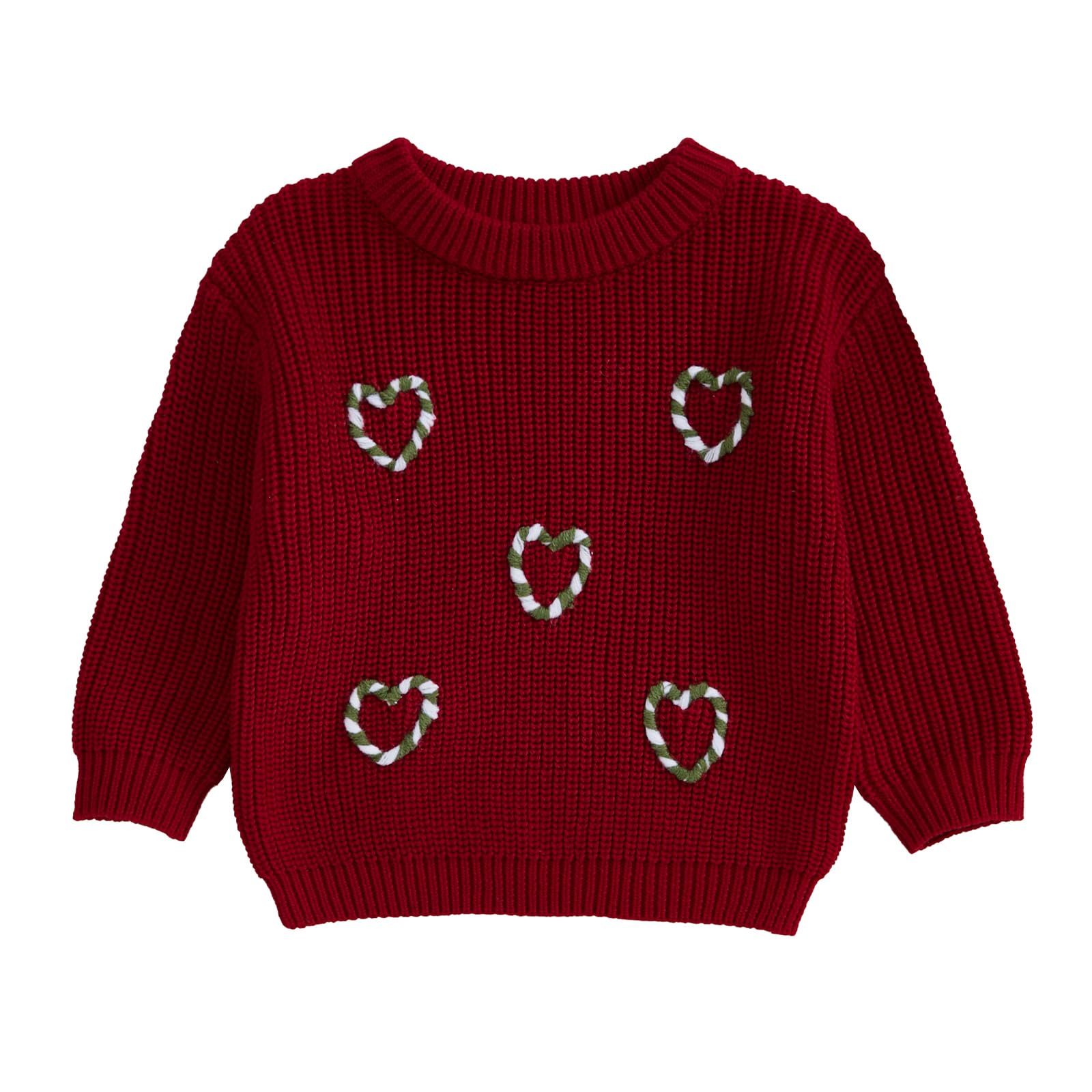 LSFYSZD Toddler Baby Girls Boys Halloween Pumpkin Sweaters Long Sleeve Crew Neck Winter Warm Knitwear Pullover Jumpers Top — view 131
