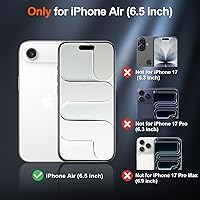 Vista 9 de SUPFINE - Funda magnética para iPhone 13 Pro Max (compatible con MagSafe), (protección contra caídas de grado militar de 10 pies), delgada, Negro