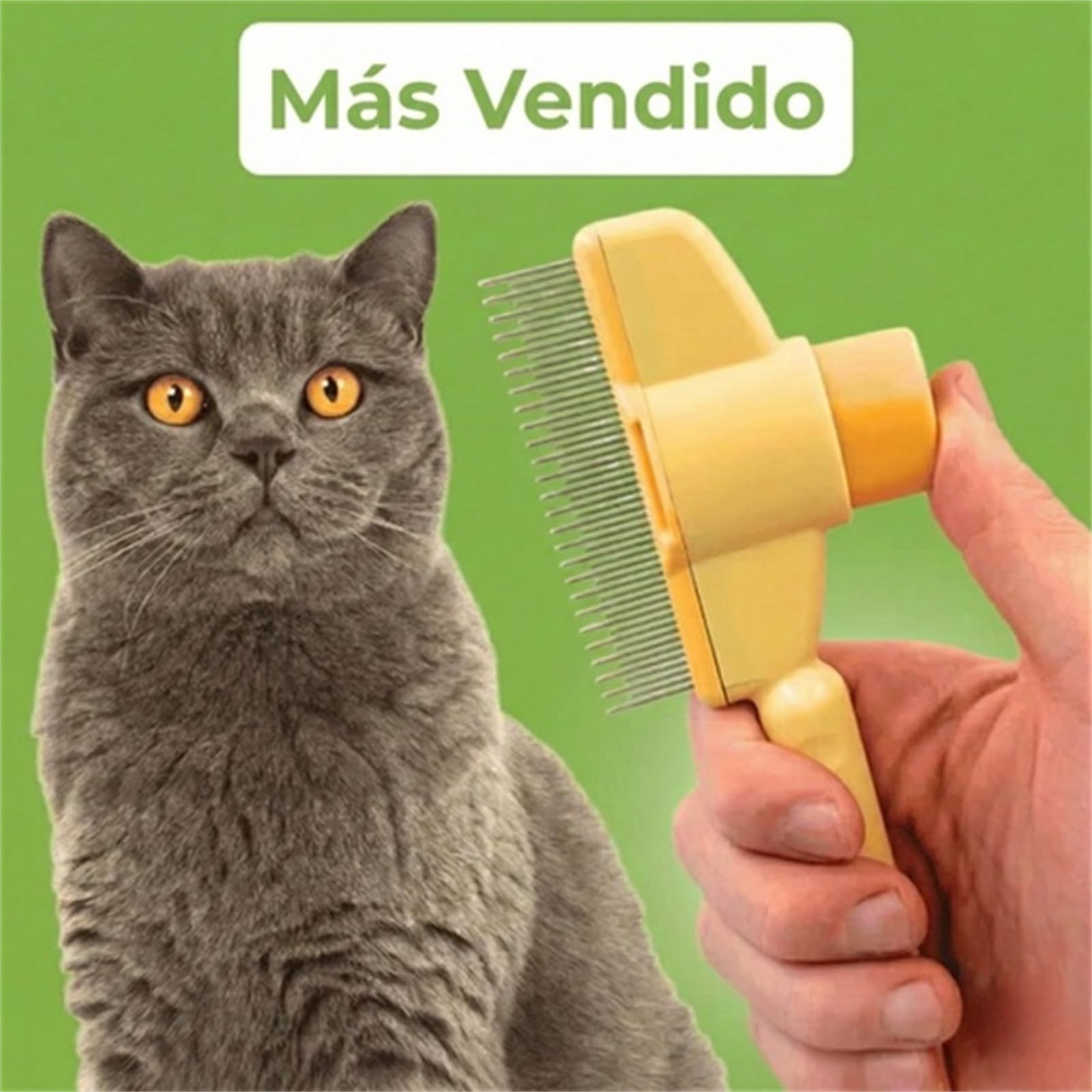 Cocogato Cepillo Magico, Cepillo Quitapelos Mascotas Autolimpiante, Cepillo para Pelo Muerto y Desenredante para Gatos y Perros
