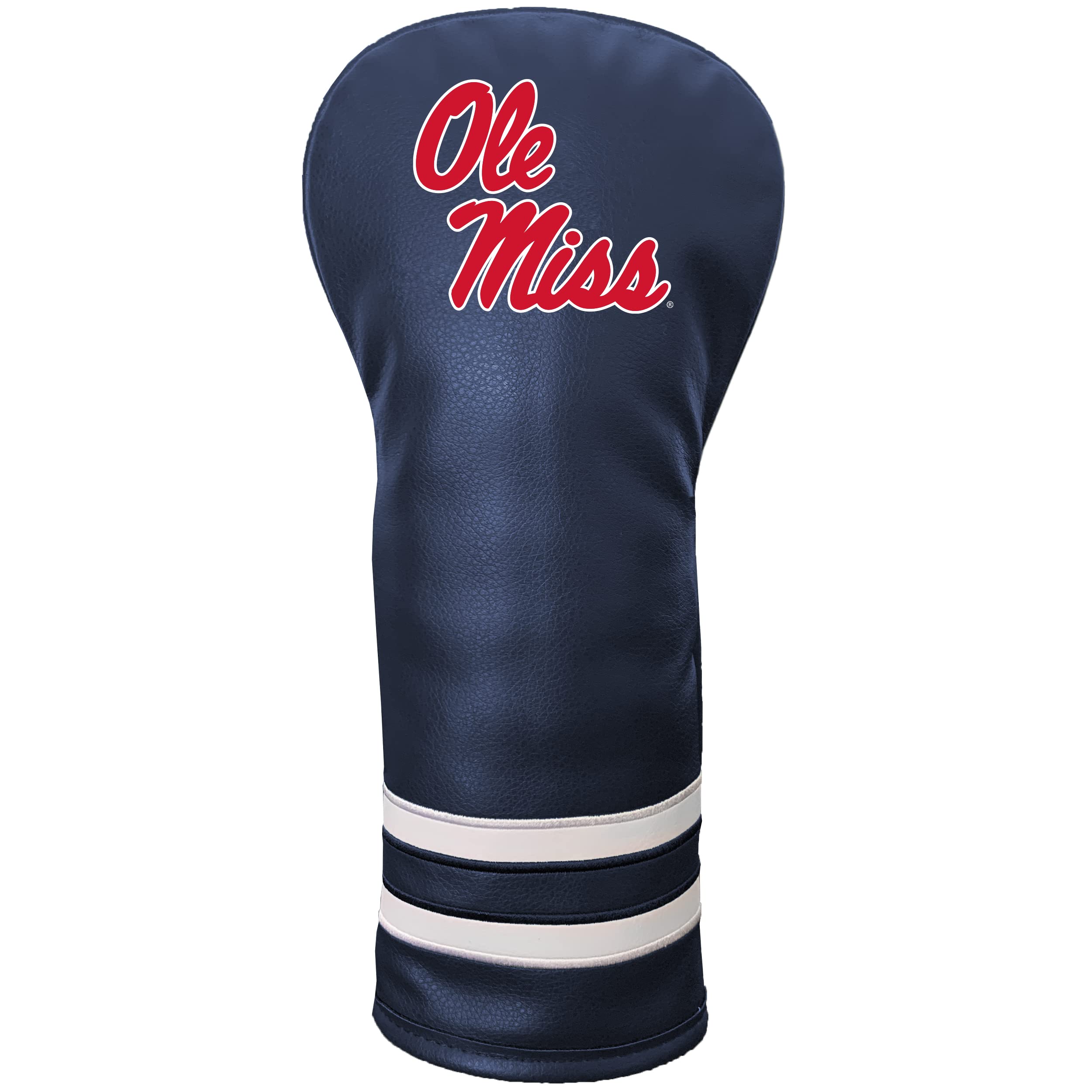Team Golf NCAA Mississippi Vintage Fairway Headcover (Color) - Printed Team Golf NCAA Vintage Fairway Headcover (Printed), Fits All Fairway, Hybrid and Utility Clubs โ image 1