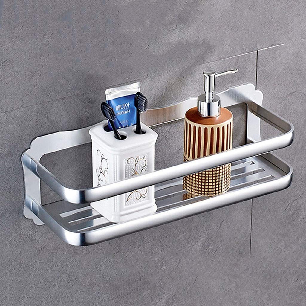 Almacenamiento De baño, baño Estante De baño Estante De Montaje En Pared Espacio Estante De Inodoro De Aluminio Estante De baño Carrito De Ducha (Tamaño: 40 Cm)