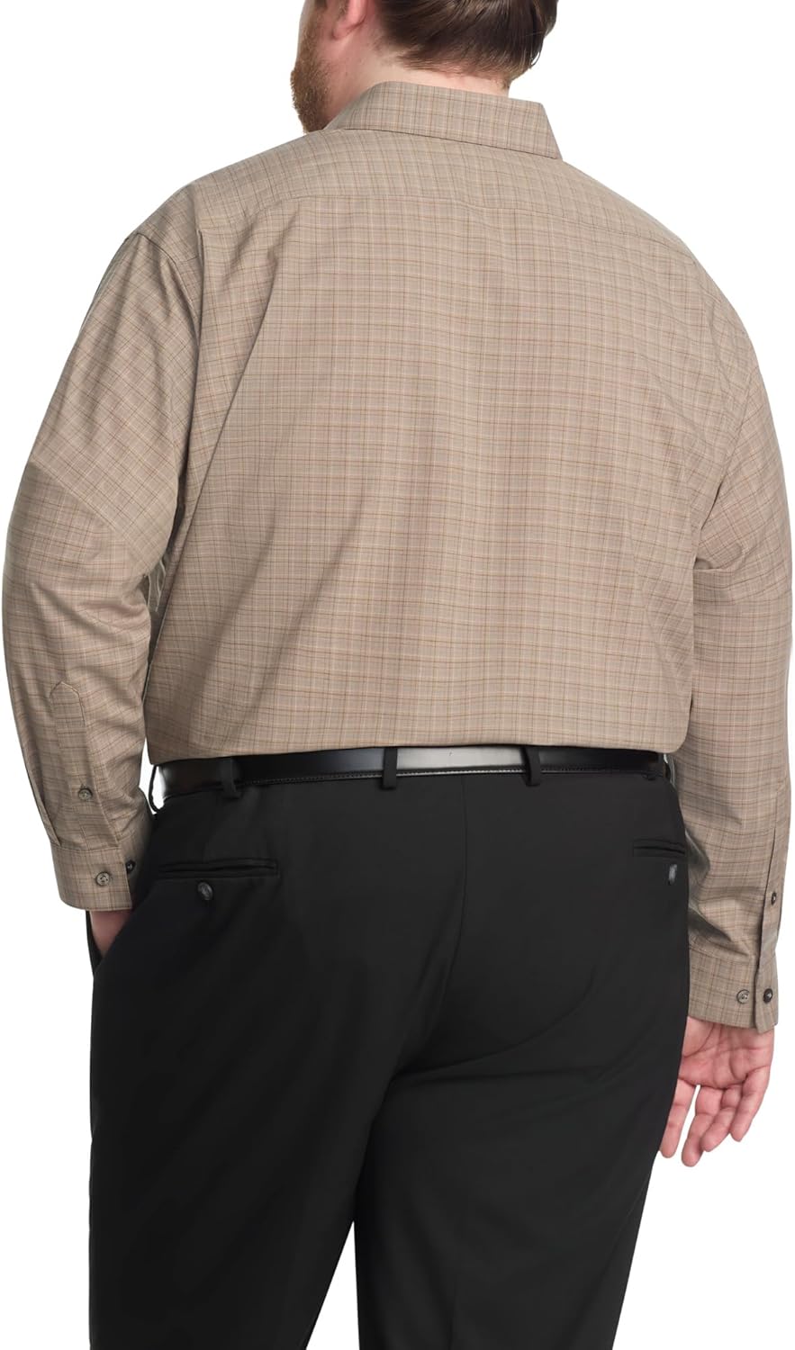 Van Heusen Men's Big Fit Dress Shirt Comfort Performance Stretch (Big and Tall)