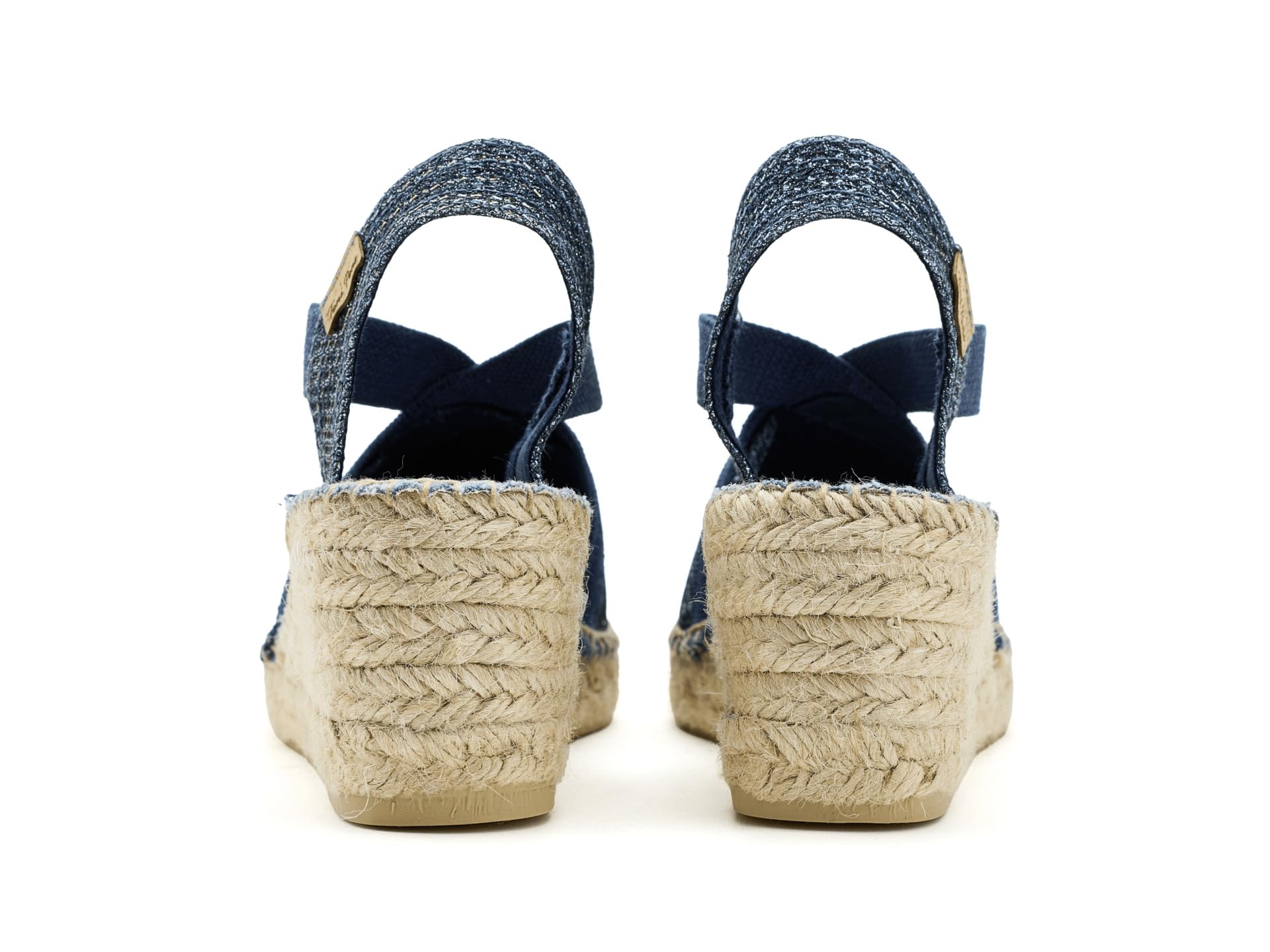 Toni Pons Triton - Espadrillas vegane con Zeppa da Donna realizzate in Tessuto di Cotone.