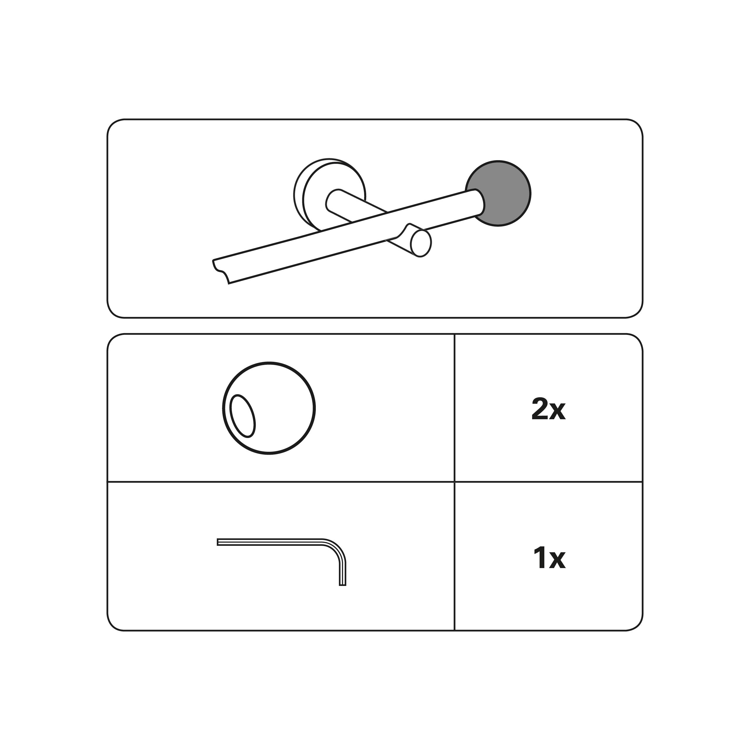 Gardinia Support Industrial Home pour tringle à rideau Noir 10 cm Gardinia Support Industrial Home pour tringle à rideau Noir 10 cm
