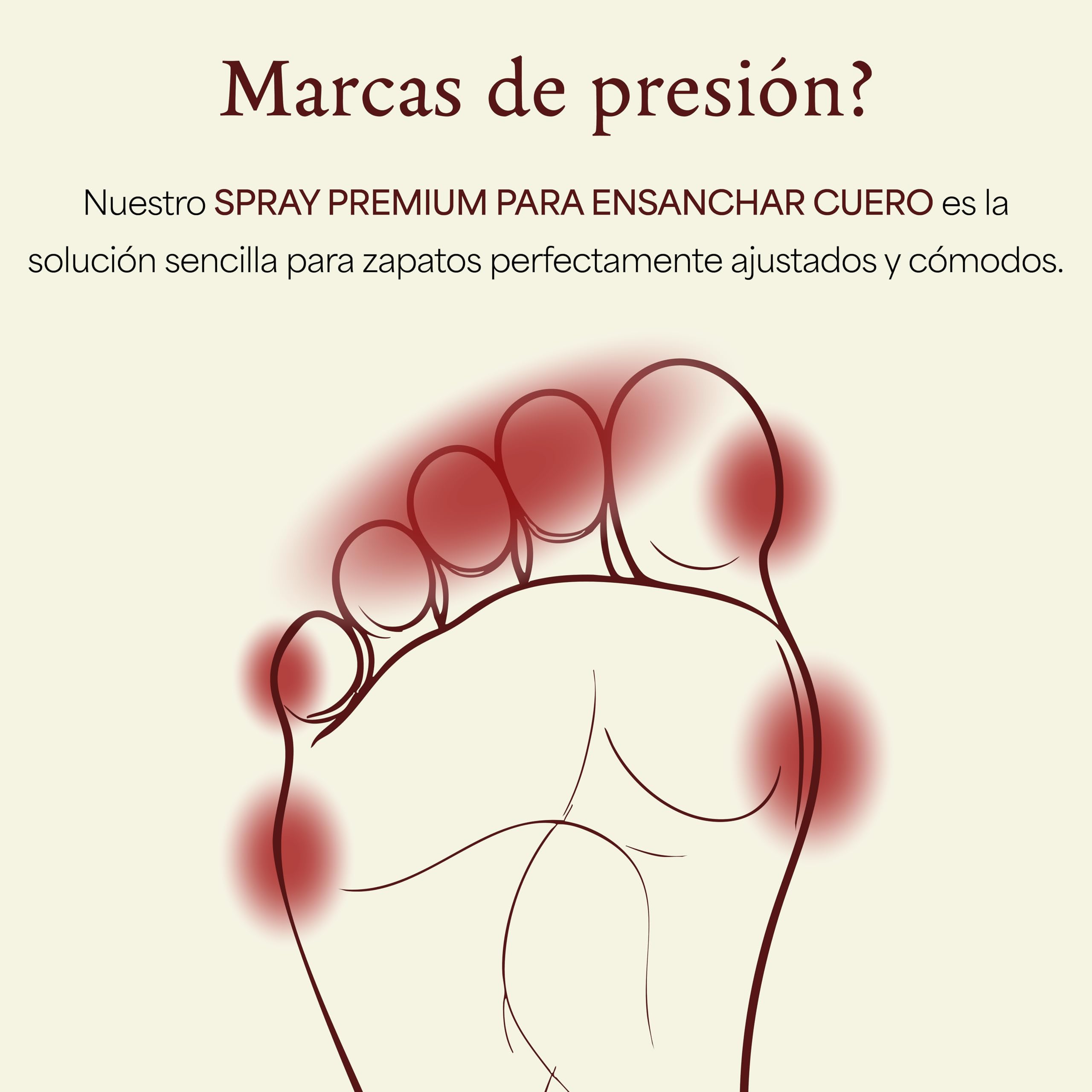 Langer & Messmer Espray de estiramiento para piel contra zapatos que presionan Para eliminar rápidamente los puntos de presión El estirador de cuero en calidad de zapatero, transparente