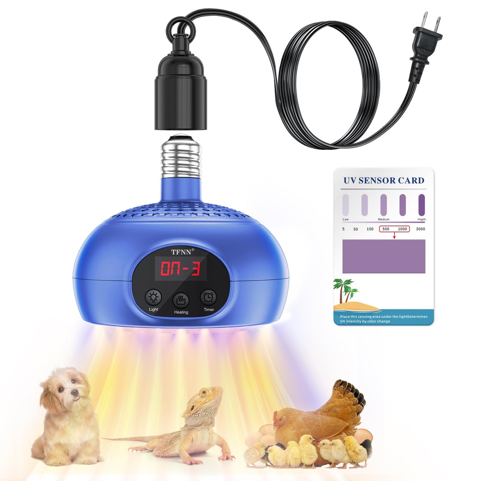 Amazon.com: Chicken Coop Heater Lamps,200W-350W-500W Reptile
