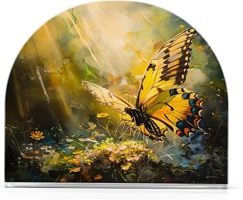 Acrylic Napkin Holder - PaperTowel Holder in Clear - Modern Decorative Guest Napkin Holder for Home Kitchen Dining Party Tables Restaurant