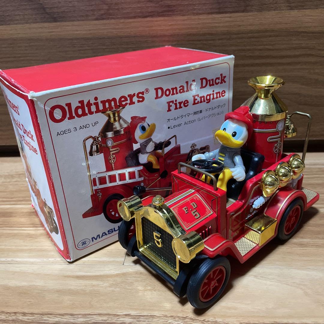 Amazon.co.jp: 箱付き80's オールドタイマー消防車 ドナルド