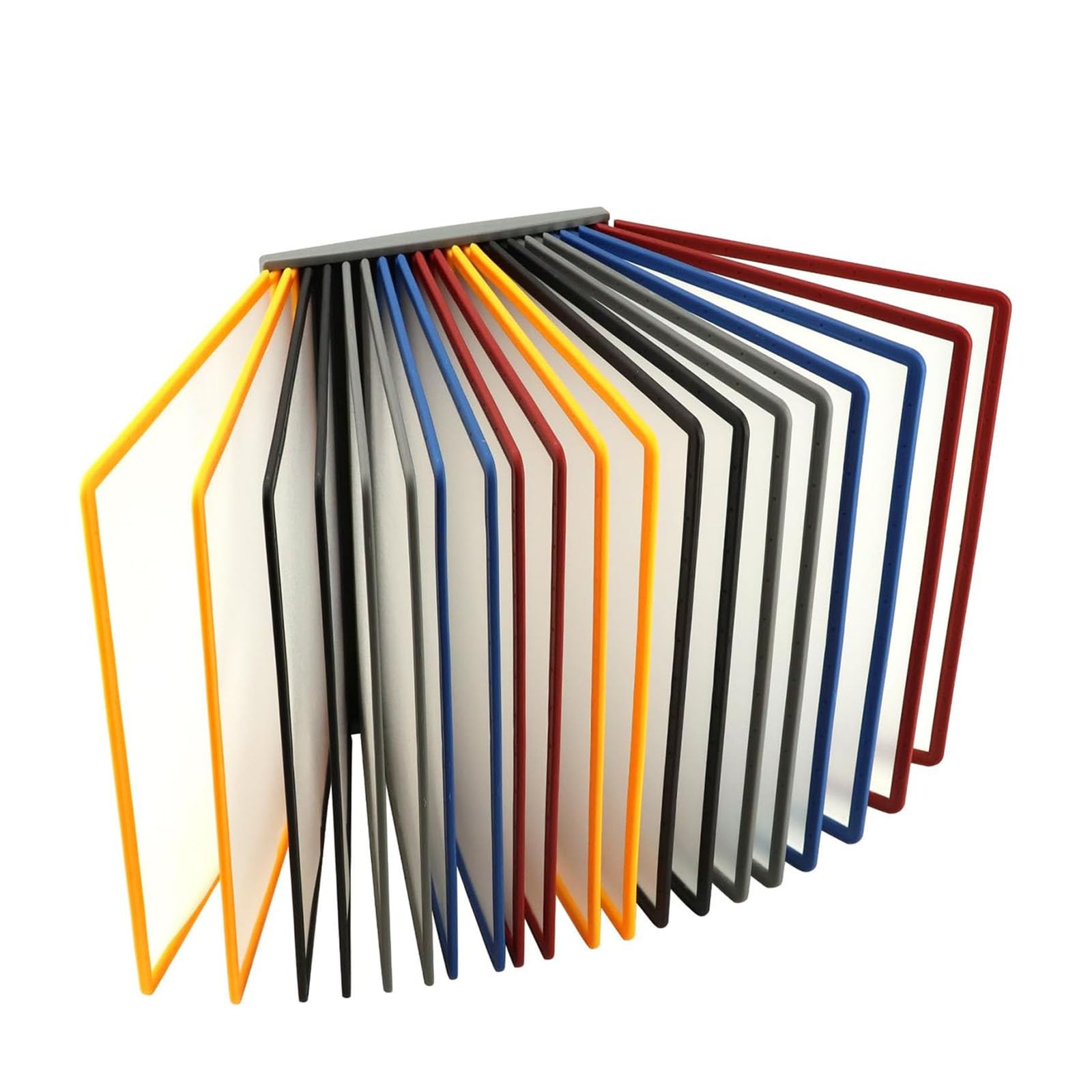 cartelline a più pagine, 20 tasche con display a colori fronte-retro, formato Lettera, for l'archiviazione di documenti A4 in ufficio