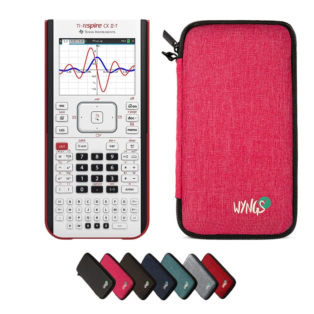 CALCUSO Pacchetto Base rosa con Calcolatrice TI Nspire CX II-T