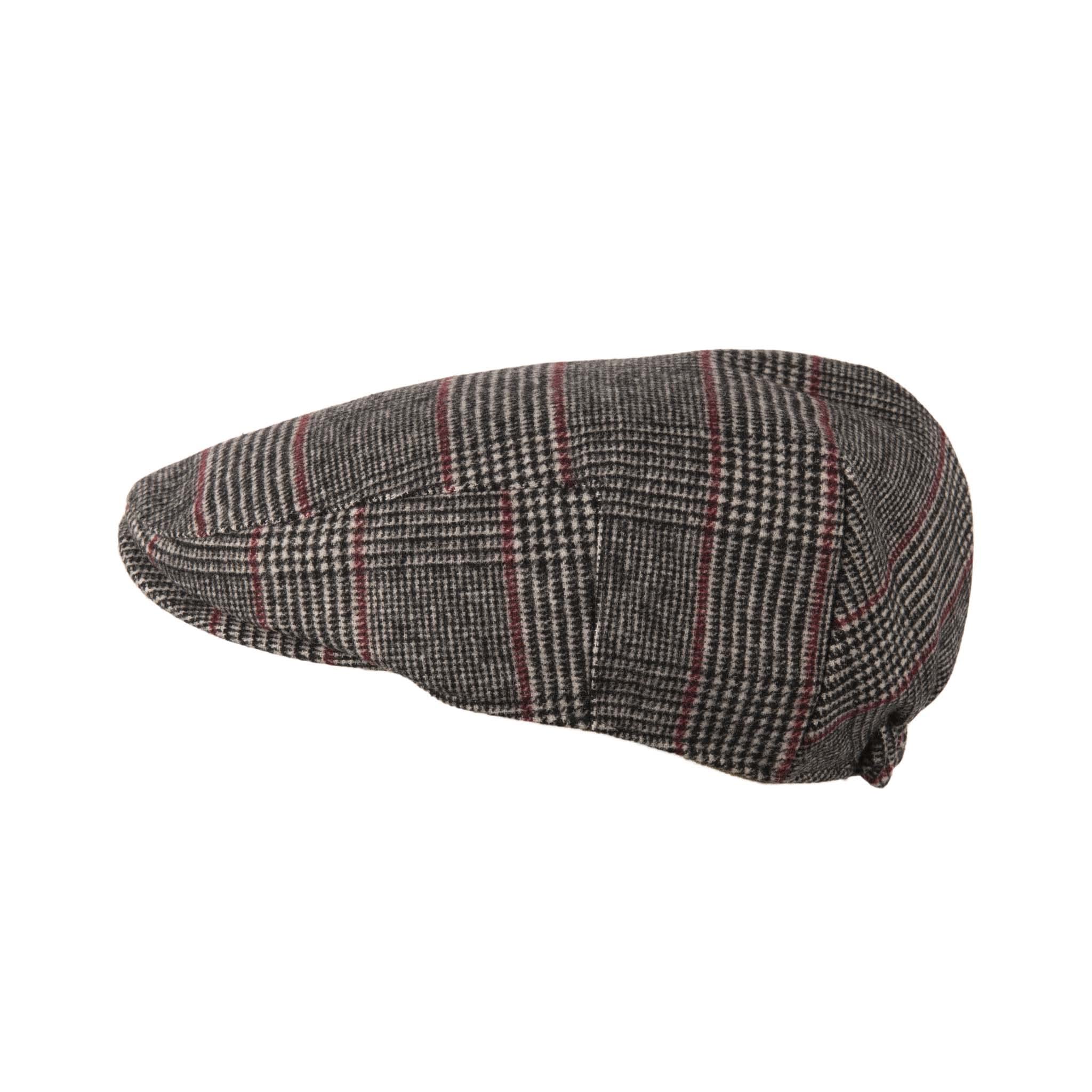 Heritage Traditions Tweed Flat Cap Prince of Wales Check (Grey)