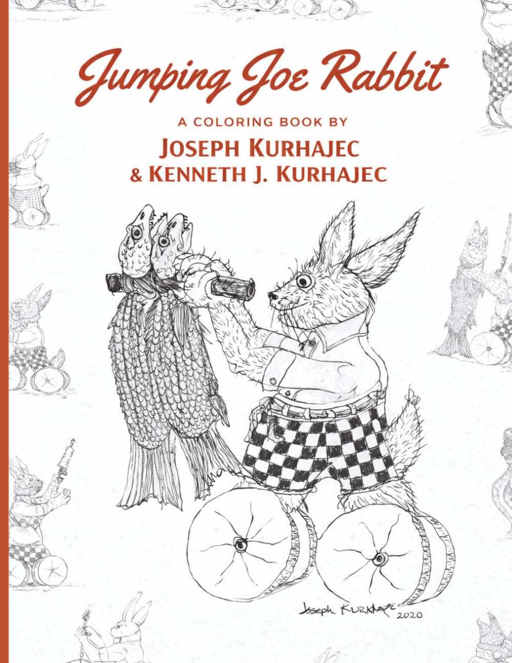 Jumping Joe Rabbit: A Coloring Book