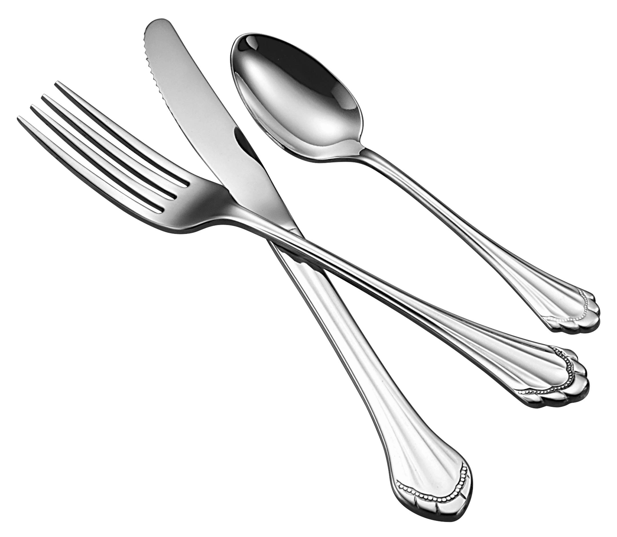 Oneida 2272STBF Tablespoon/Serving Spoons Besteck, 18/8 Edelstahl, Silber