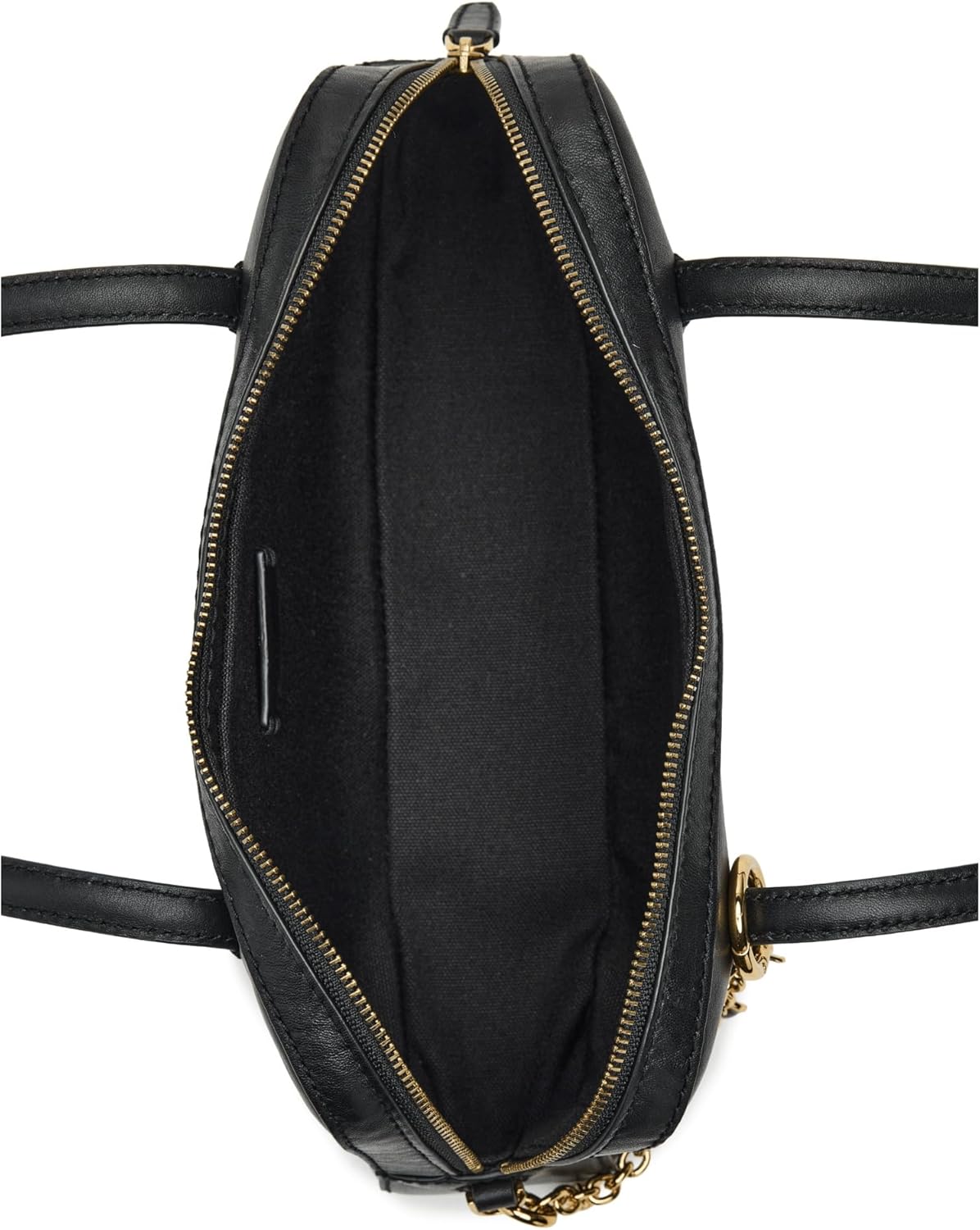 Madewell, Women's Mini E/W Satchel Shoulder w/Charm, True Black, One Size