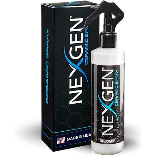 Nexgen Ceramic Spray Silicon Dioxide — Easy to Apply, Ceramic Coating Spray — Professional-Grade Protective Sealant Polish for Cars, RVs, Motorcycles, Boats, and ATVs — 8oz Bottle