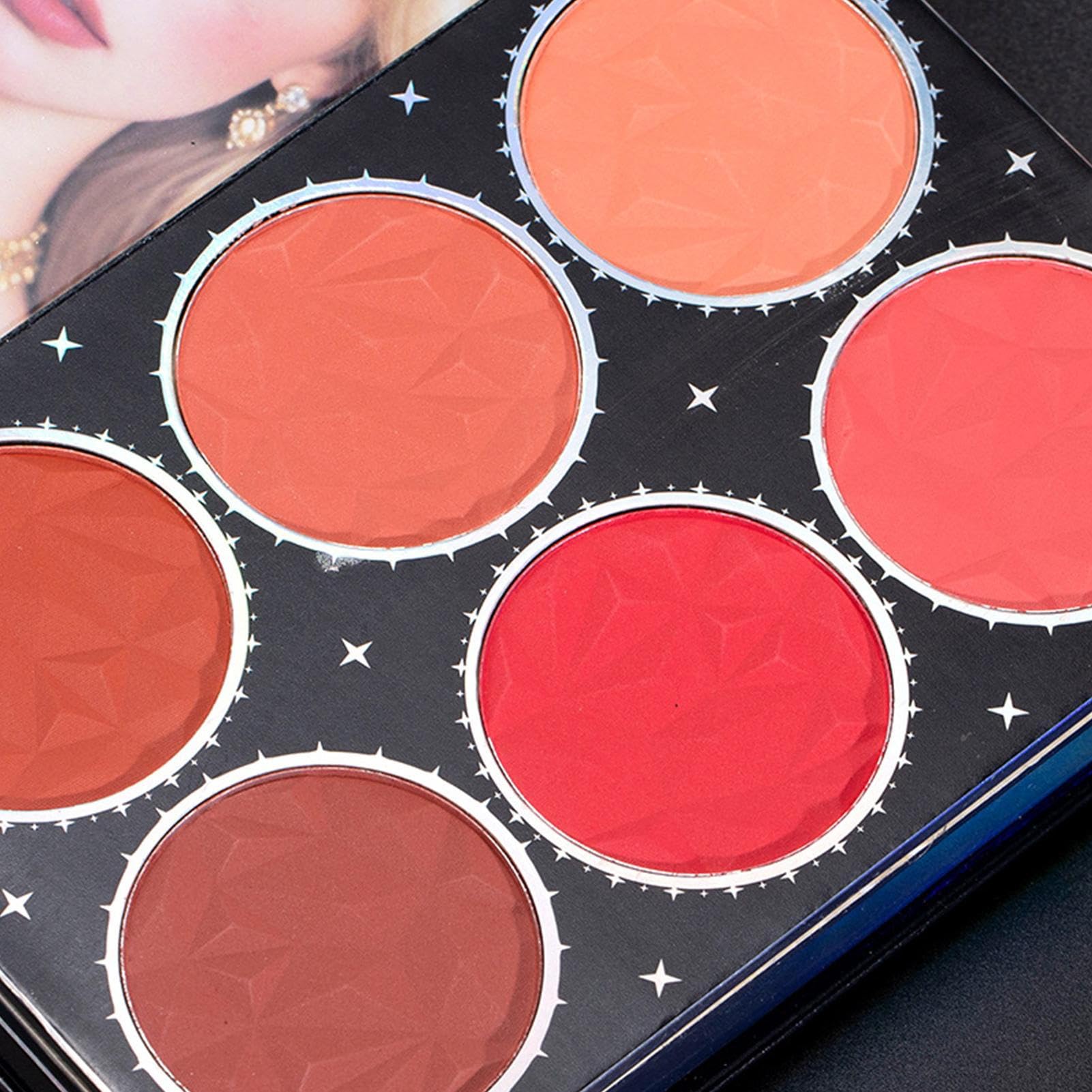 Palette Per Trucco A Forma Di Libro 48 Colori Ombretti Opachi | Palette Per Illuminante Fard E Rossetto Per Uso Quotidiano Feste Viaggi Vacanze Compleanni Scatti Fotografici Lavoro