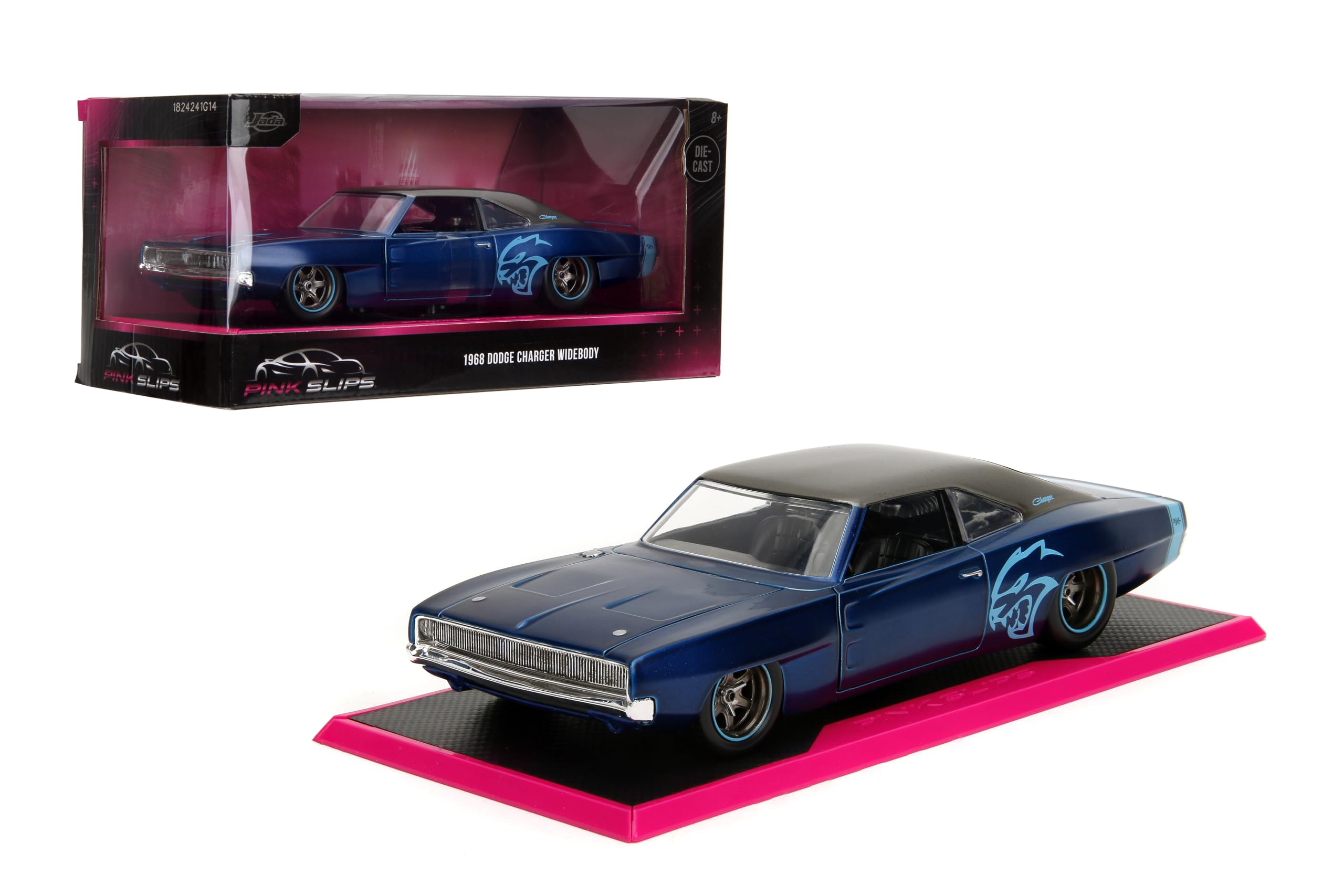 Jada 1968 ダッジチャージャー青 pink slips NEW 2024 Jada Pink Slips 1968 Dodge Charger 1/32 | eBay