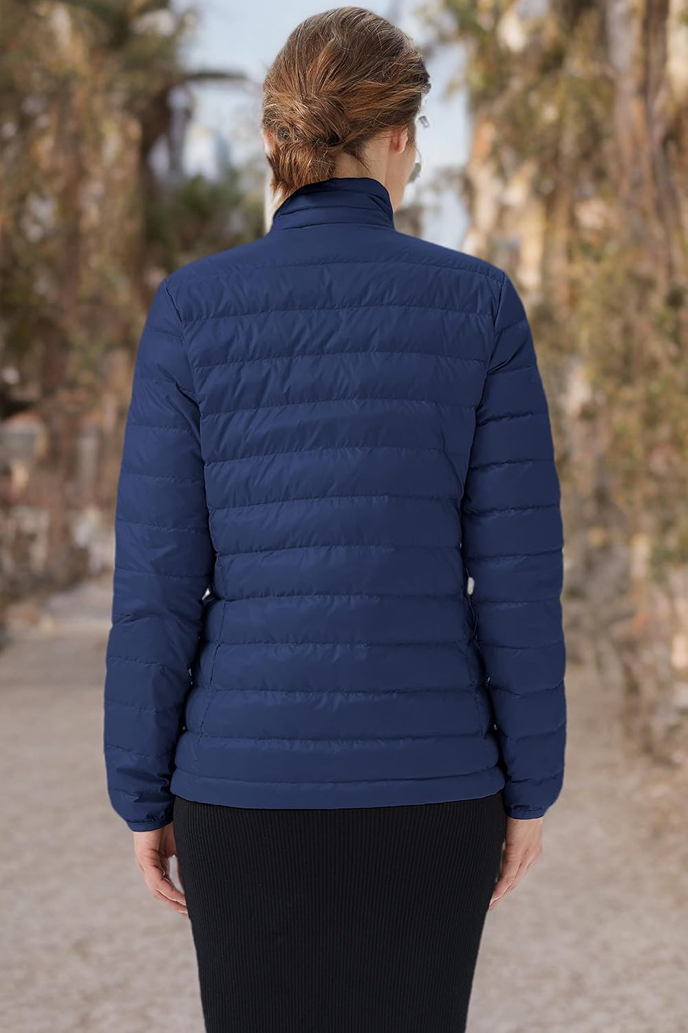 Orolay Women's Lightweight Packable Down Jacket Quilted Puffer Coat with Stand Collar - Image 9