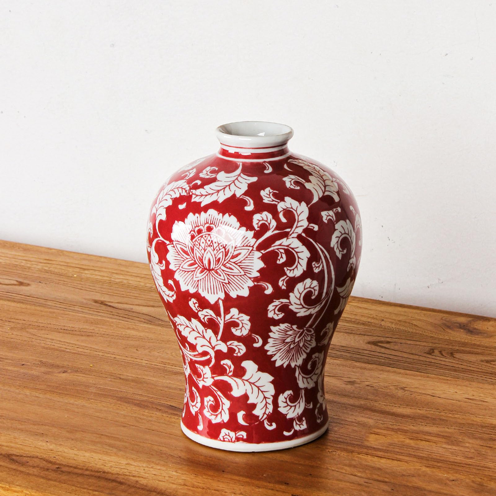 Elegancki wazon do dekoracji domu, ręcznie robiony wazon w stylu vintage Chinoiserie, nowoczesne estetyczne akcesoria domowe do salonu, sypialni, kuchni, prezentów