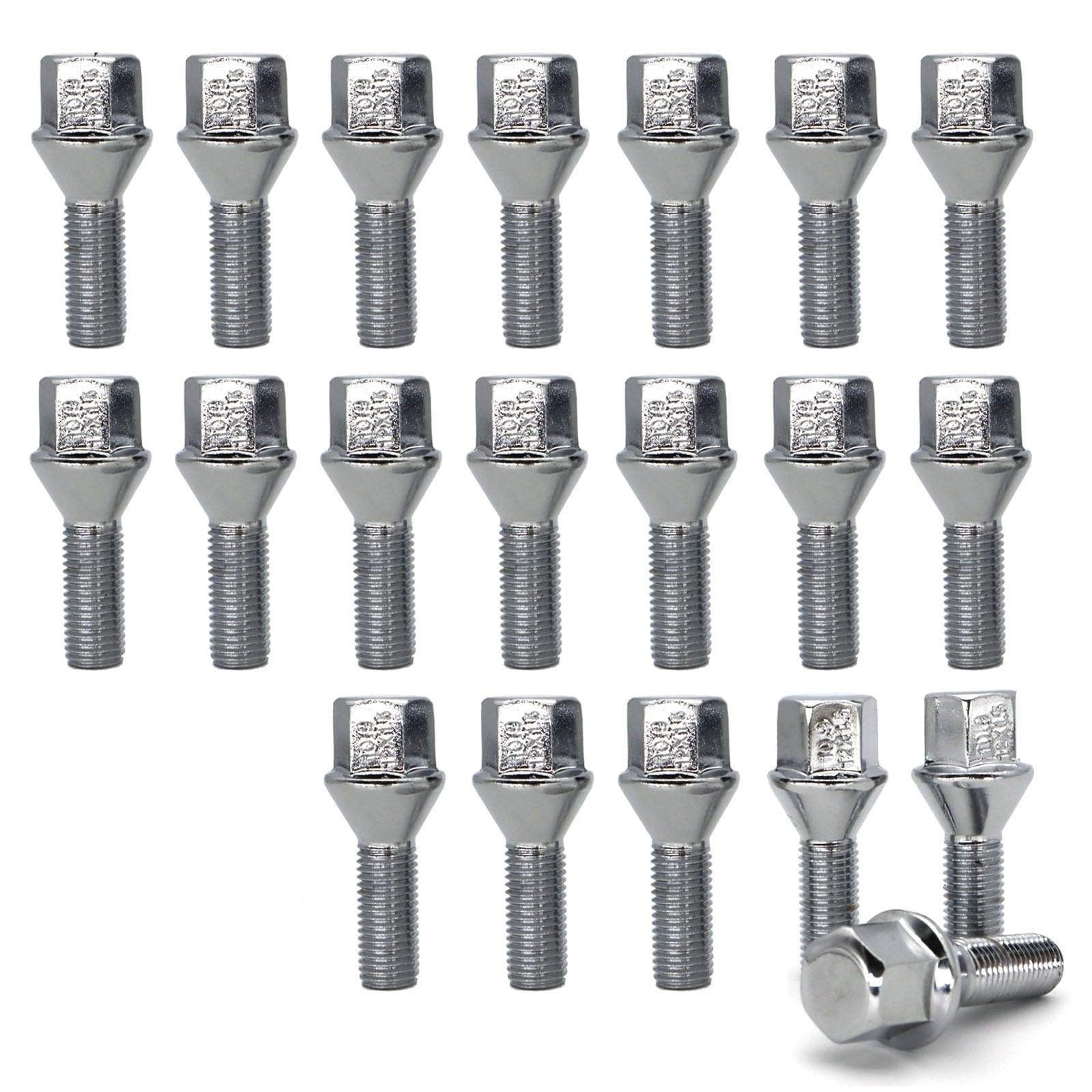 Tuerca de rueda M12x1.5 para Serie 3 E46 E36 tornillos de aleación de 26mm 7