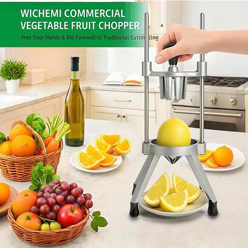Miniatura 4 de Comercial Easy Wedger Cortador de Limón Fruta Naranja Lima Cortador 8 Sección 304 Hoja de Acero Inoxidable Verduras Tomate Patata Picador Dicer para