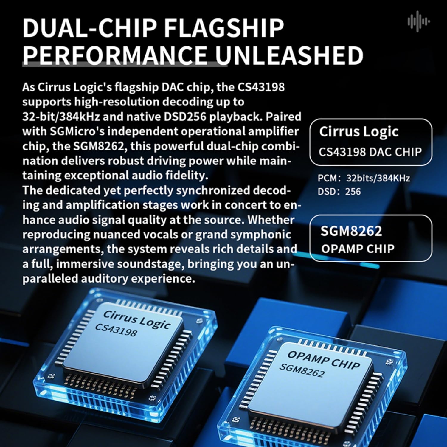 JCALLY JM98MAX USB-C zu 3,5 mm CS43198 SGM8262 DAC Verstärker 195mwW Schub tragbarer Hi-Res Audio Decoder Verstärker für iPhone, Android, Samsung, Pixel, Galaxy DSD Unterstützung