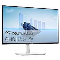 Dell 27 Plus USB-C Monitor – S2725DC, QHD (2560×1440), 144Hz, IPS, 1ms MPRT, AMD FreeSync, 99% sRGB, Regolabile in Altezza, Altoparlanti integrati, 2 USB-C, DisplayPort, HDMI, 3 Anni di Garanzia