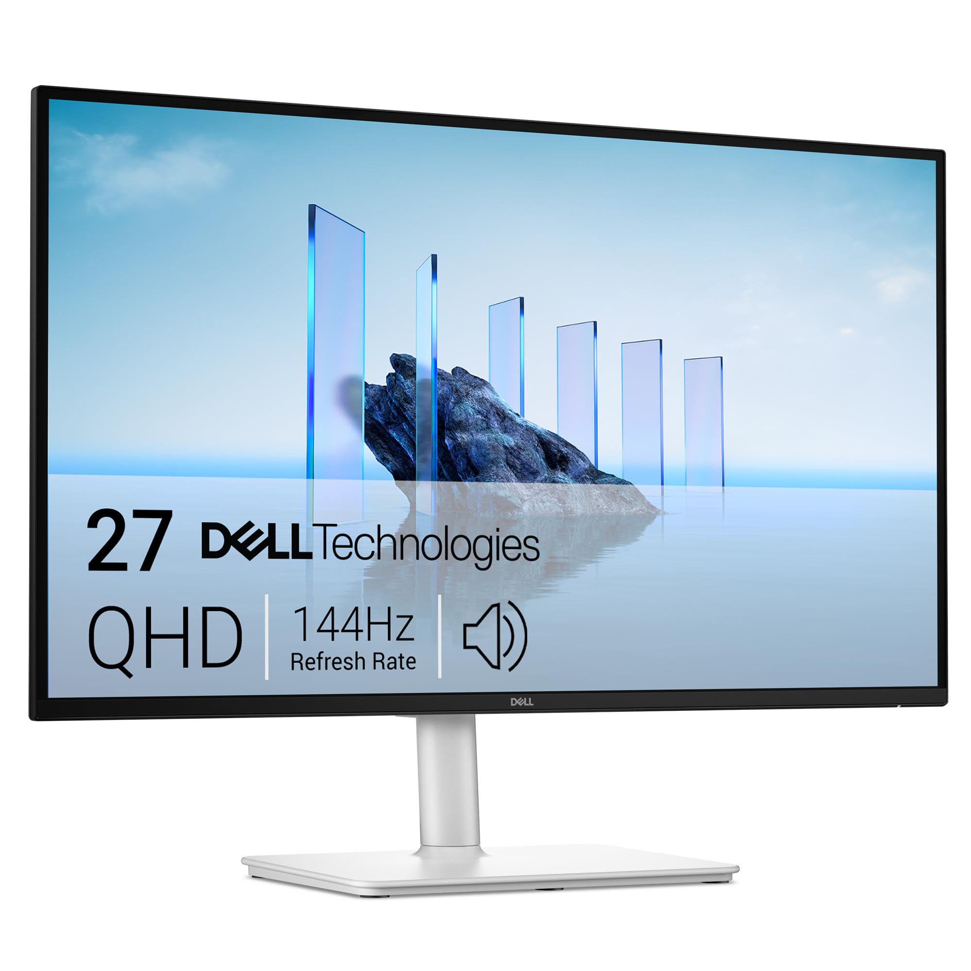 Dell 27 Plus USB-C Monitor - S2725DC, QHD (2560x1440), 144Hz, IPS, 1ms MPRT, AMD FreeSync, 99% sRGB, Regolabile in Altezza, Altoparlanti integrati, 2 USB-C, DisplayPort, HDMI, 3 Anni di Garanzia