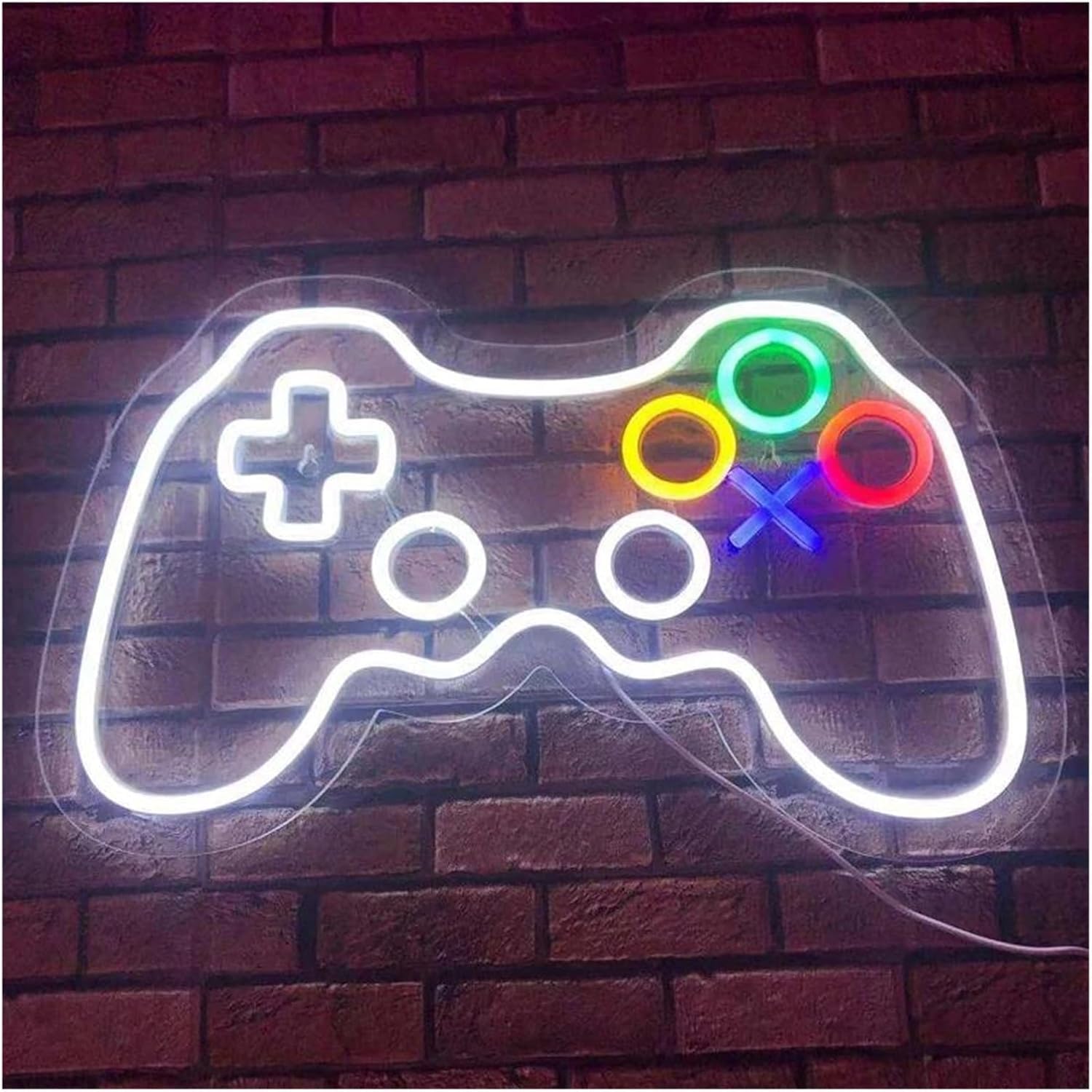 Señal de luz de neón Letrero de neón para LED para Controlador Juegos, lámpara acrílica para Pared , Dormitorio(Neon-2)