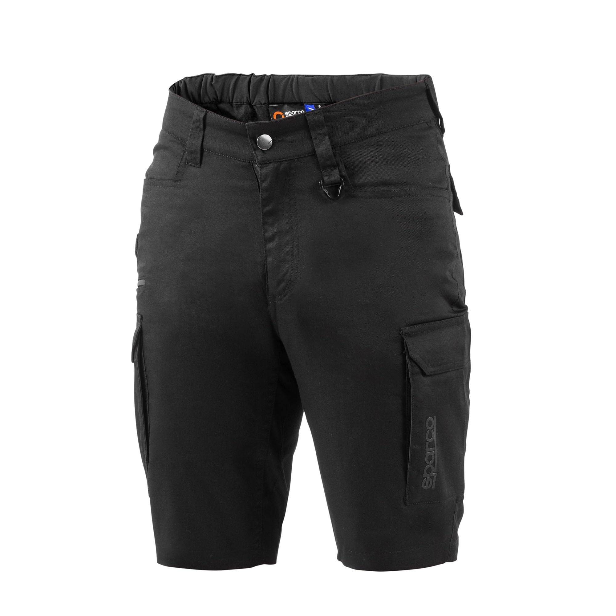 Sparco Bermudas de Trabajo Hawaii para Hombre. Pantalones Cortos de Verano Ligeros 190 g/m² Multibolsillos Cargo. Shorts técnicos de Mezcla de algodón/poliéster para Obras
