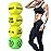 TidyFriend 2 Pack Exercise Dice - 6 Sided Foam Workout Dice for Teens & Adults, Fun Fitness Equipment for Solo or Group Classes, Home Gym Use - Great Workout Equipment & Gifts for Gym Lovers (Yellow)
