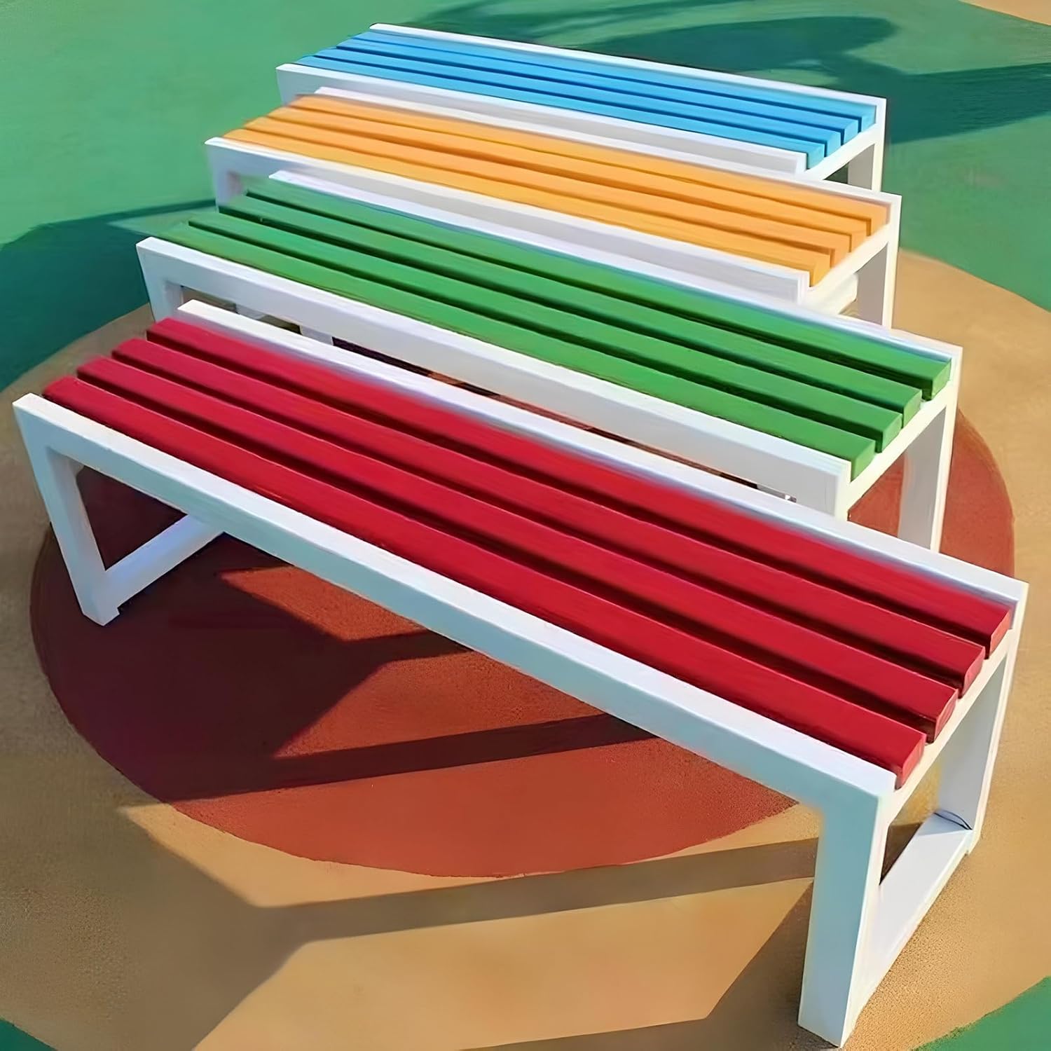 Durable Outdoor Bench for Porch, Garden & Lawn | Comfortable Seating, Stylish Backyard Furniture, Weather-Resistant, Perfect for Patios & Outdoor Spaces