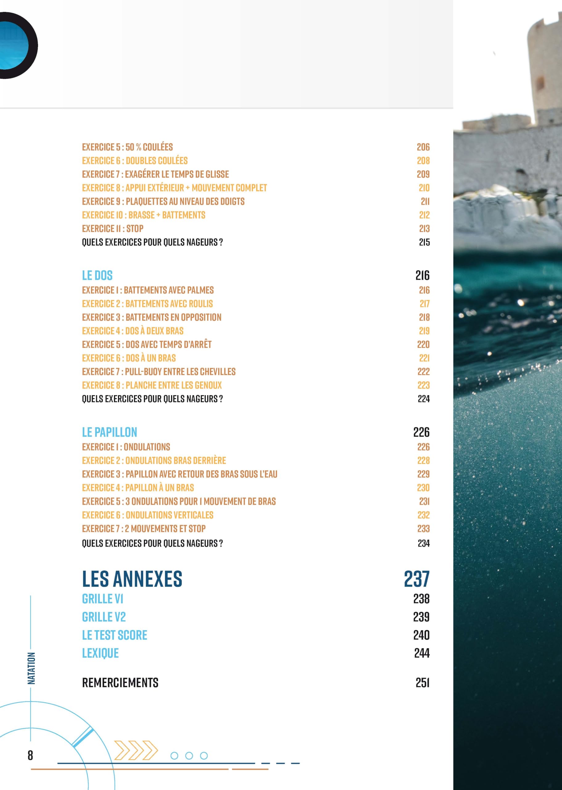 Natation - Méthode d'entraînement pour tous