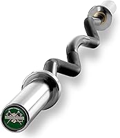 Vista 2 de XMark Olympic Bar - Barra rizadora con pesas, pesas olímpicas, juego de discos olímpicos de 115 libras de peso olímpico de diamante negro, calidad