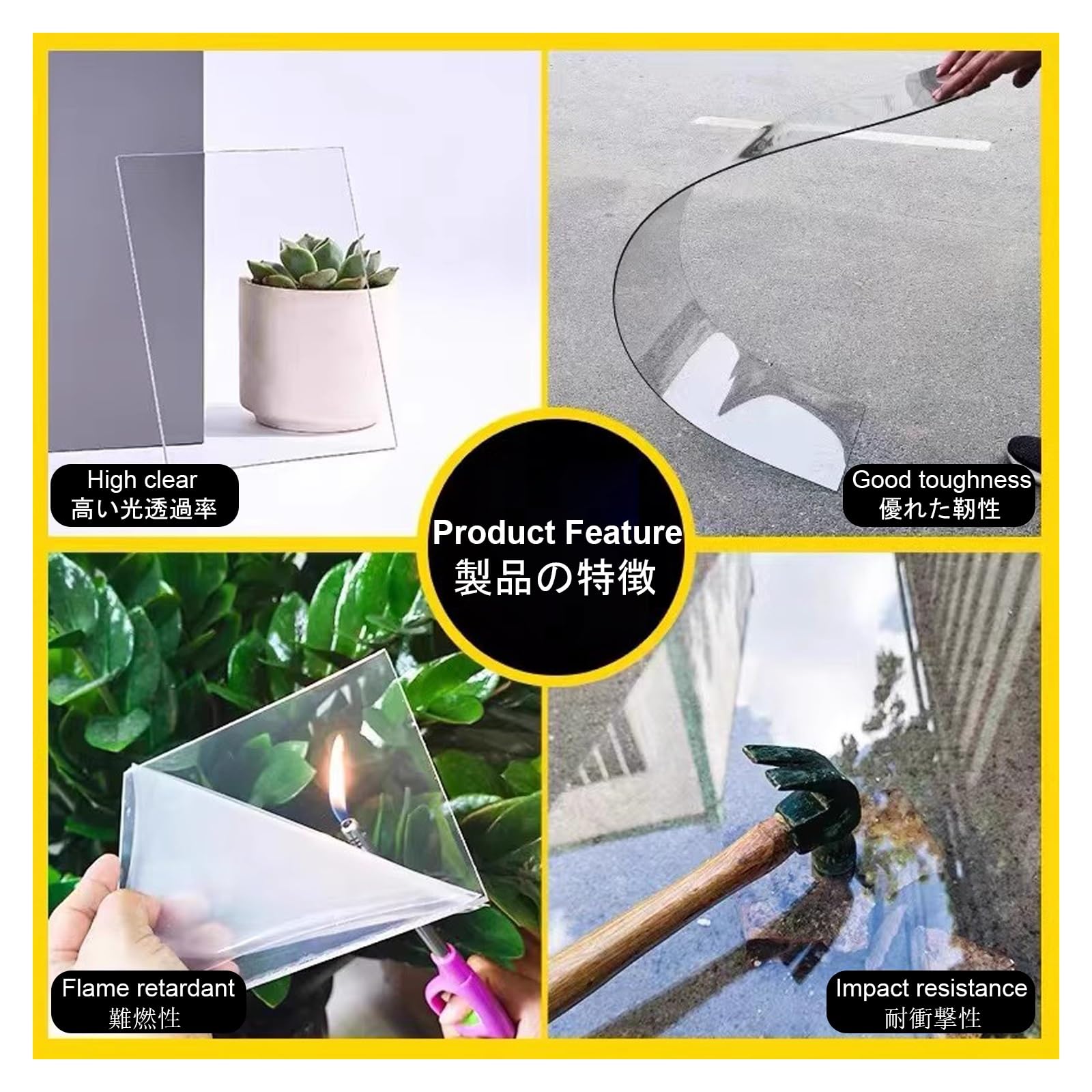 5 mm dicke, transparente Kunststoffplatten, anpassbar, 50 x 70 cm, leicht zu schneiden, ideal für Bastelarbeiten, Kunstprojekte, Displays – vielseitige transparente Tafeln für kreativen Gebrauch