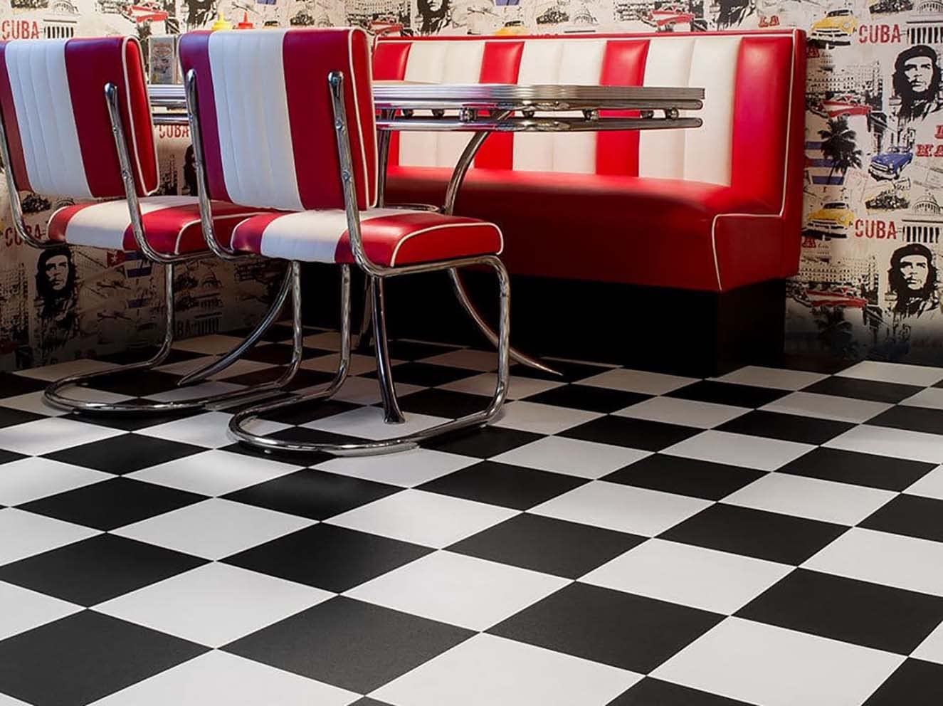 Pavimenti In Pvc| Pavimento Pvc Rotolo | Effetto Dama - Foto 8