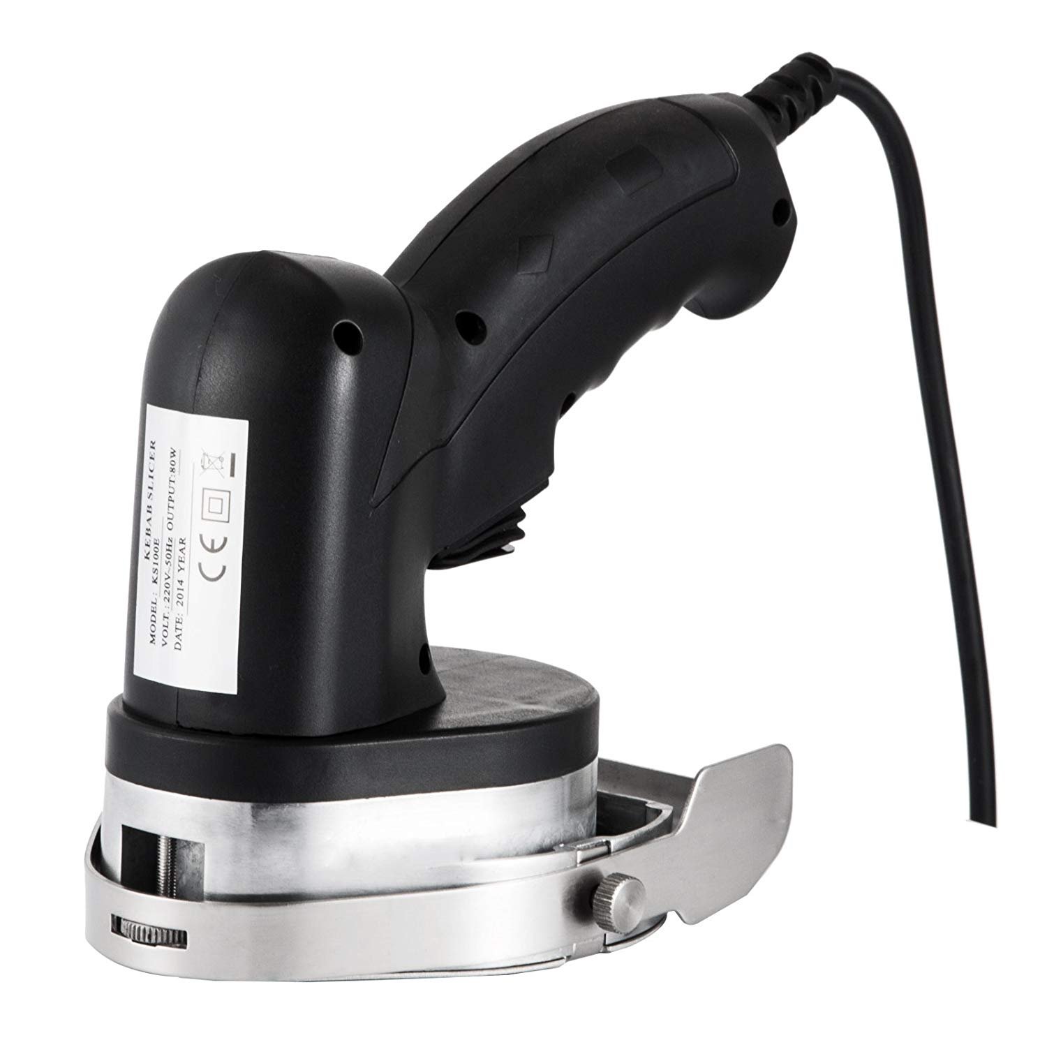 SucceBuy Couteau à Kebab Électrique Professionnel - Machine à Découper Viande 80W