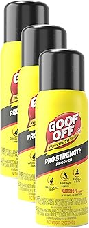 Goof Off FG658 Professional Strength Remover, Aerosol 12-Ounce (Pack of 3)