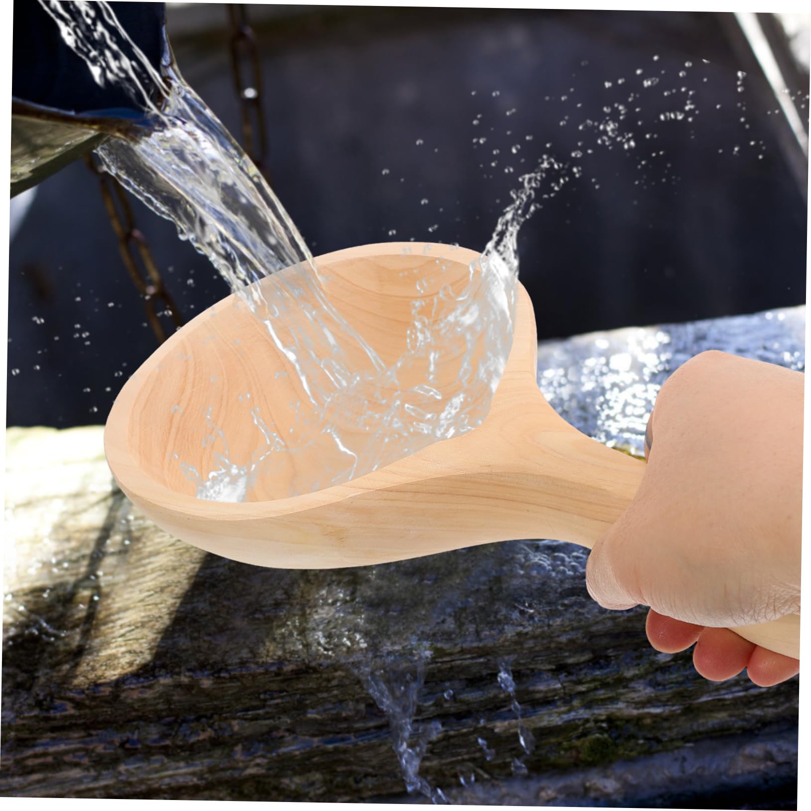PRETYZOOM 4 Uds Cuchara De Madera Cucharón De Sopa Cuchara De Agua Para El Hogar Cucharón De Madera De Agua Utensilios De Cocina Cucharón De Para Cocina Cucharón De