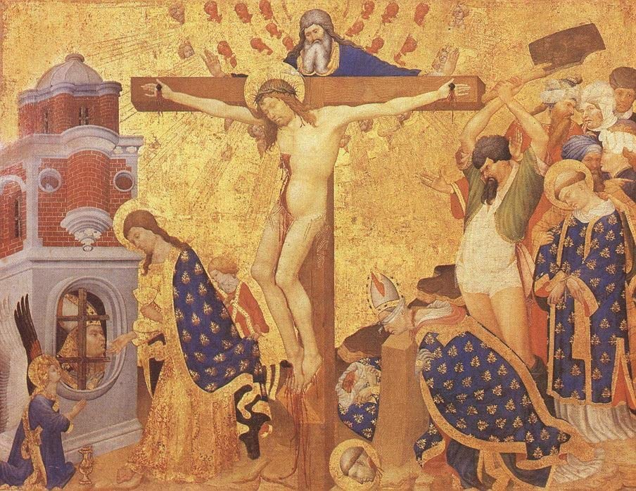 Toile Martyre de St Denis Henri Bellechose pour habiller un mur vide avec élégance 60x90cm