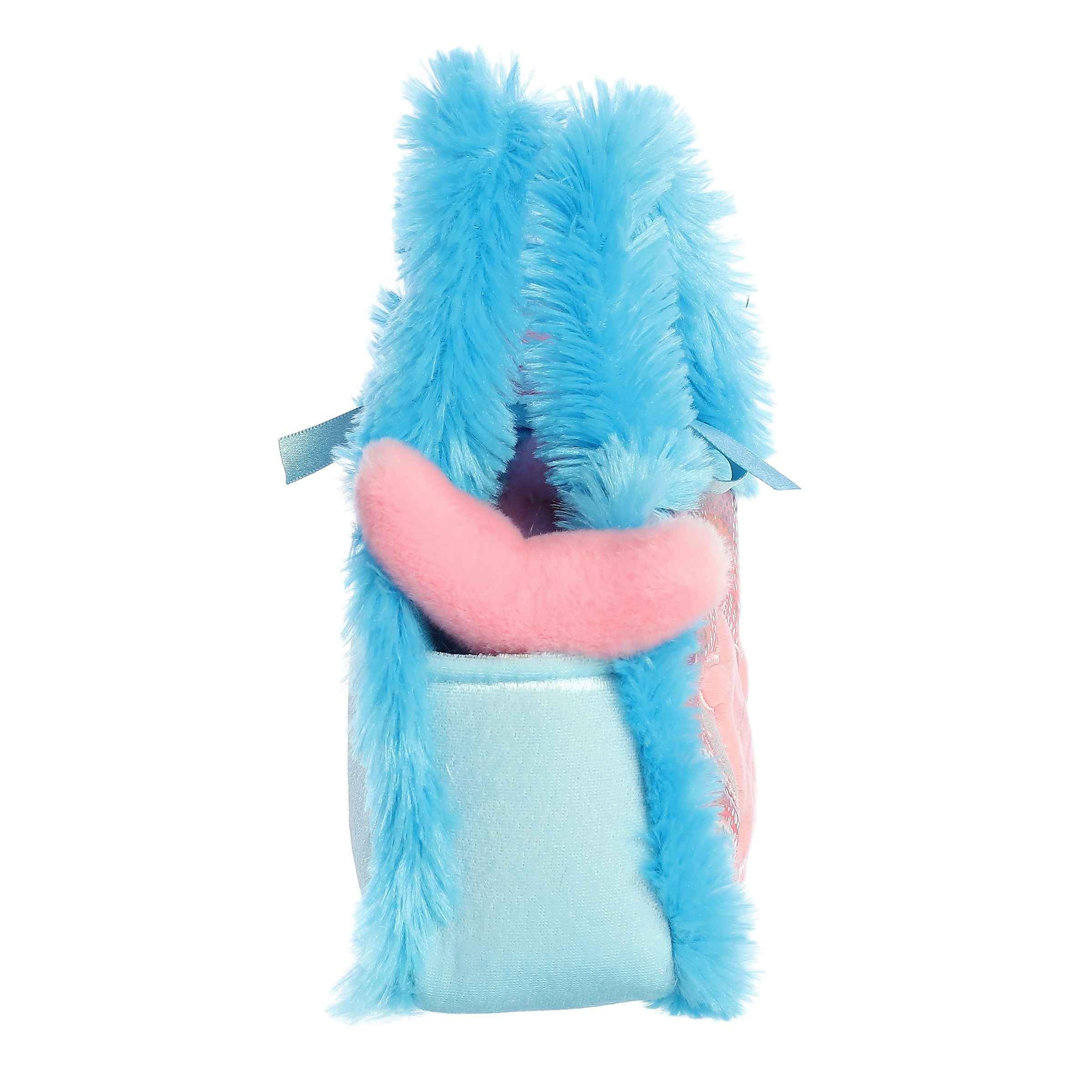 Aurora(r) Fashionable Fancy Pals(tm) Aquarium Collection Stuffed Animal - Plush with Stylish Purse for Dress Up Fun for Kids 3+ Years, Costumes, and Birthdays - Dolphin 7 Inches - Image 4