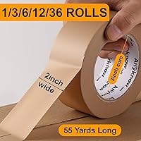 Vista 2 de Cinta de embalaje Kraft (6rollos)