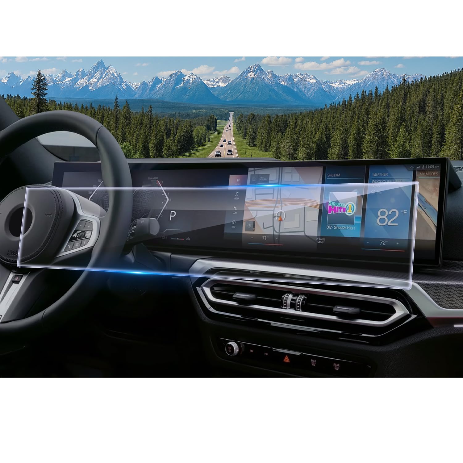 CDEFG for BMW 3 4 Series 2024-2026 Screen Protector Tempered Glass