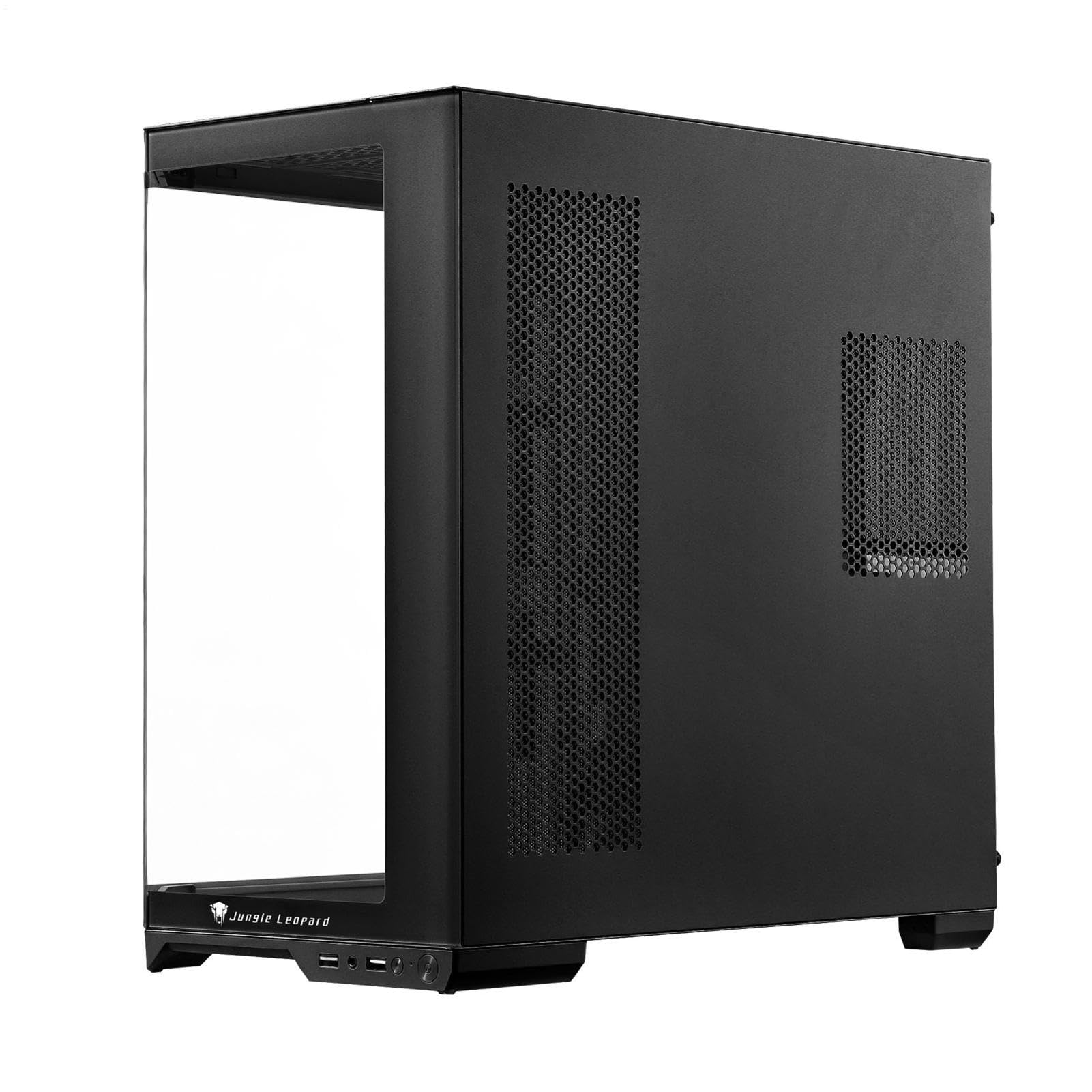 ATX PC Gehäuse, 10 Lüfter, Gehärtetes Glas, Hoher Airflow