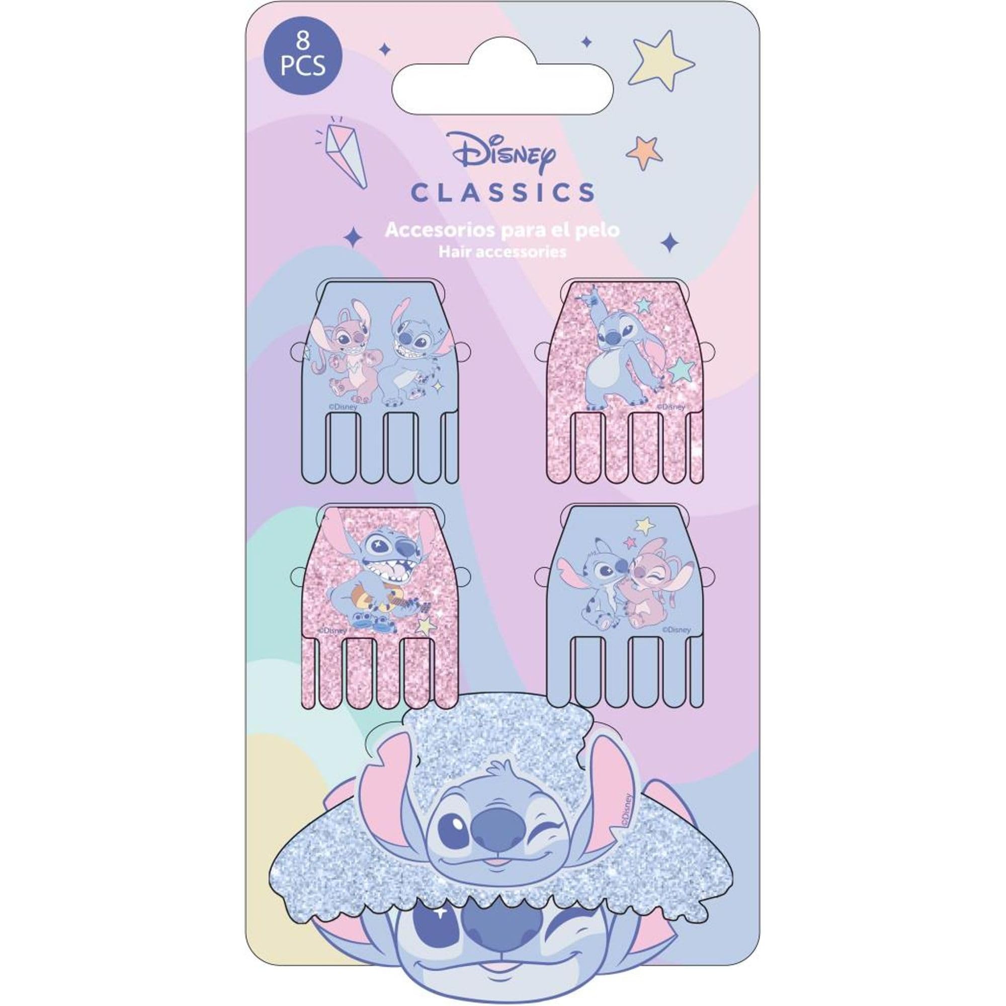 Disney Classics Stitch Hair Comb Set | Lilo & Stitch Glitter Kids Accessories