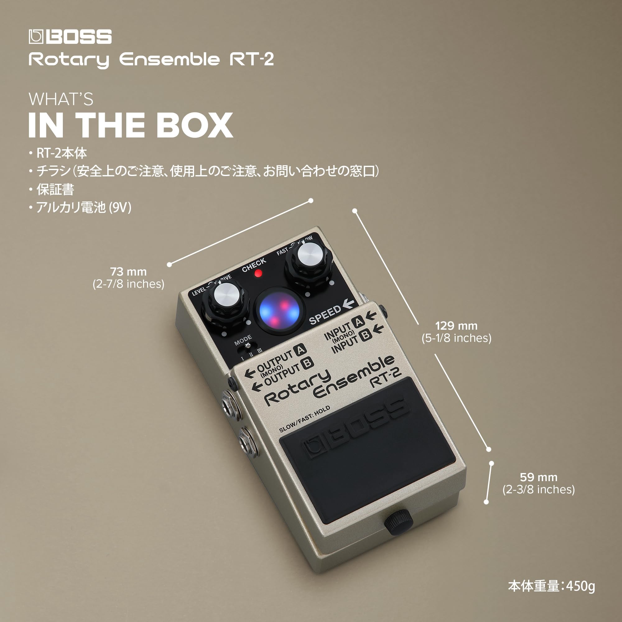 BOSS Rotary Ensemble RT-2 ロータリーアンサンブル BOSS 【予約受付商品】 RT-2 Rotary Ensemble エフェクター