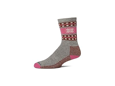 Smartwool Everyday Snowflake Dream Crew Socks Knee High Socks Shoes Taupe/Natural Marl : MD (US Men