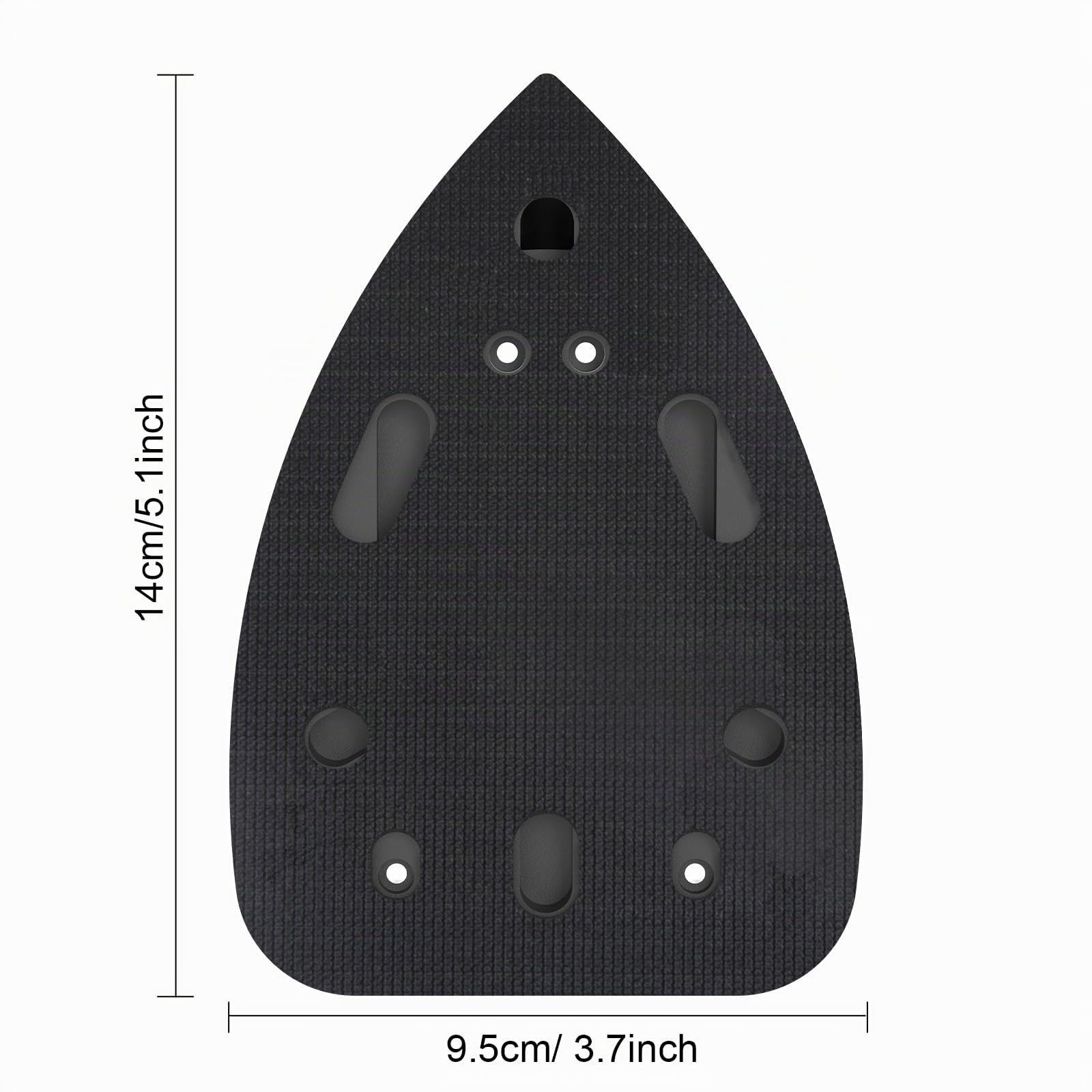 SORAKO TriáNgulo Plato De Lijado,140 mm x 140 mm x 100 mm, Compatible Con Lijadora Triangular SORAKO MS220W