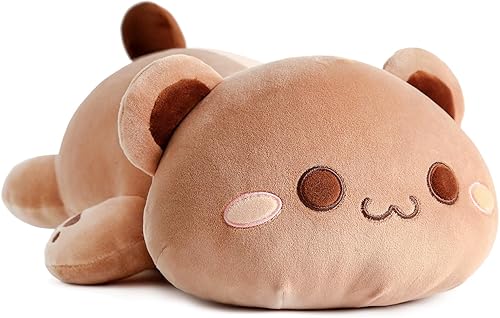 Miniatura 1 de Onsoyours Lindo oso de peluche de oso suave almohada de felpa de anime para niños (oso marrón, 20 pulgadas)