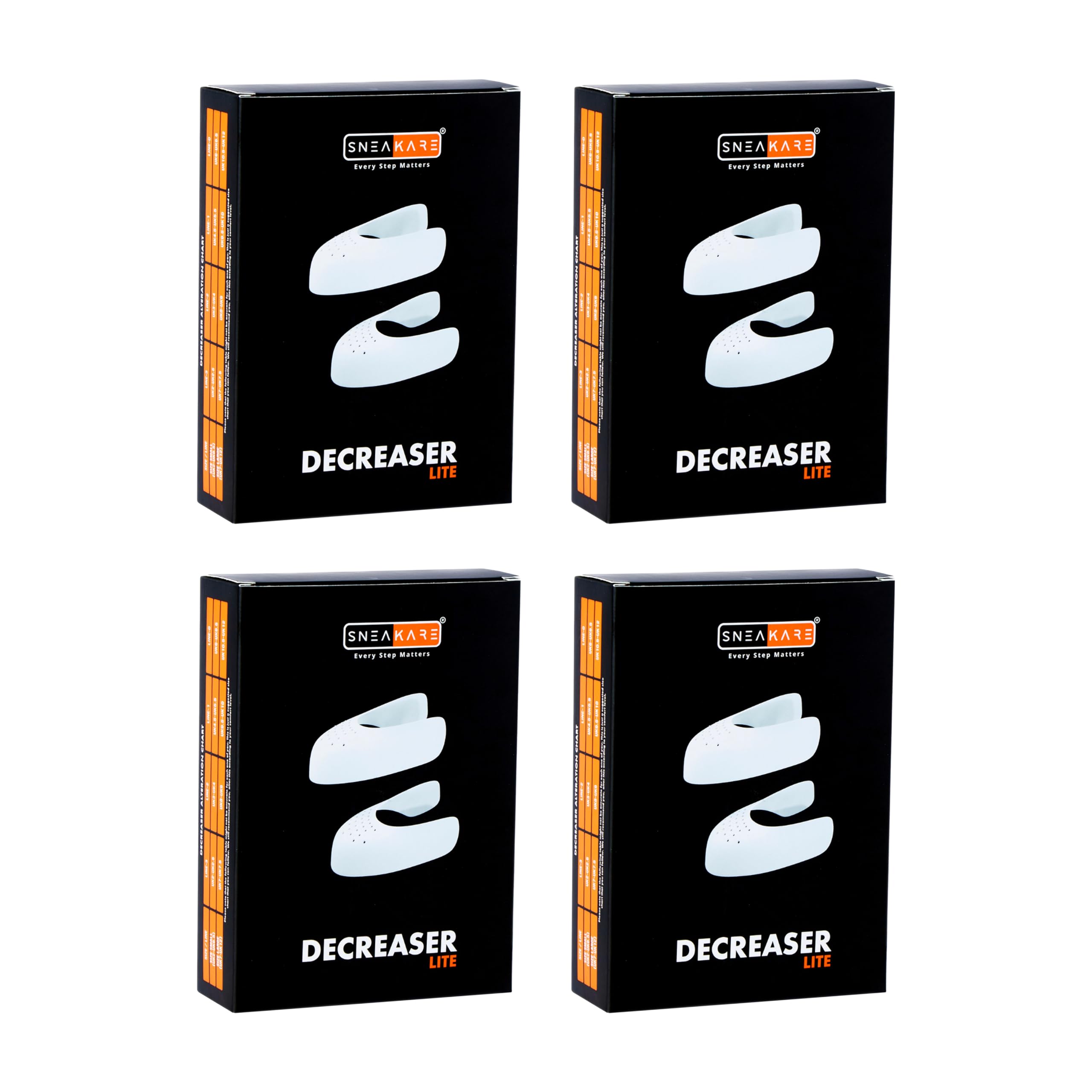 SNEAKARESNEAKARE Decreaser Lite Large Pairs (Pack of 4) Crease Protector For Sneakers Anti Wrinkle, Sneaker Accessories For Men, Shoes Protector, Shoe Decreaser, Crease Guard, Sneaker Protector For Men Shoes
